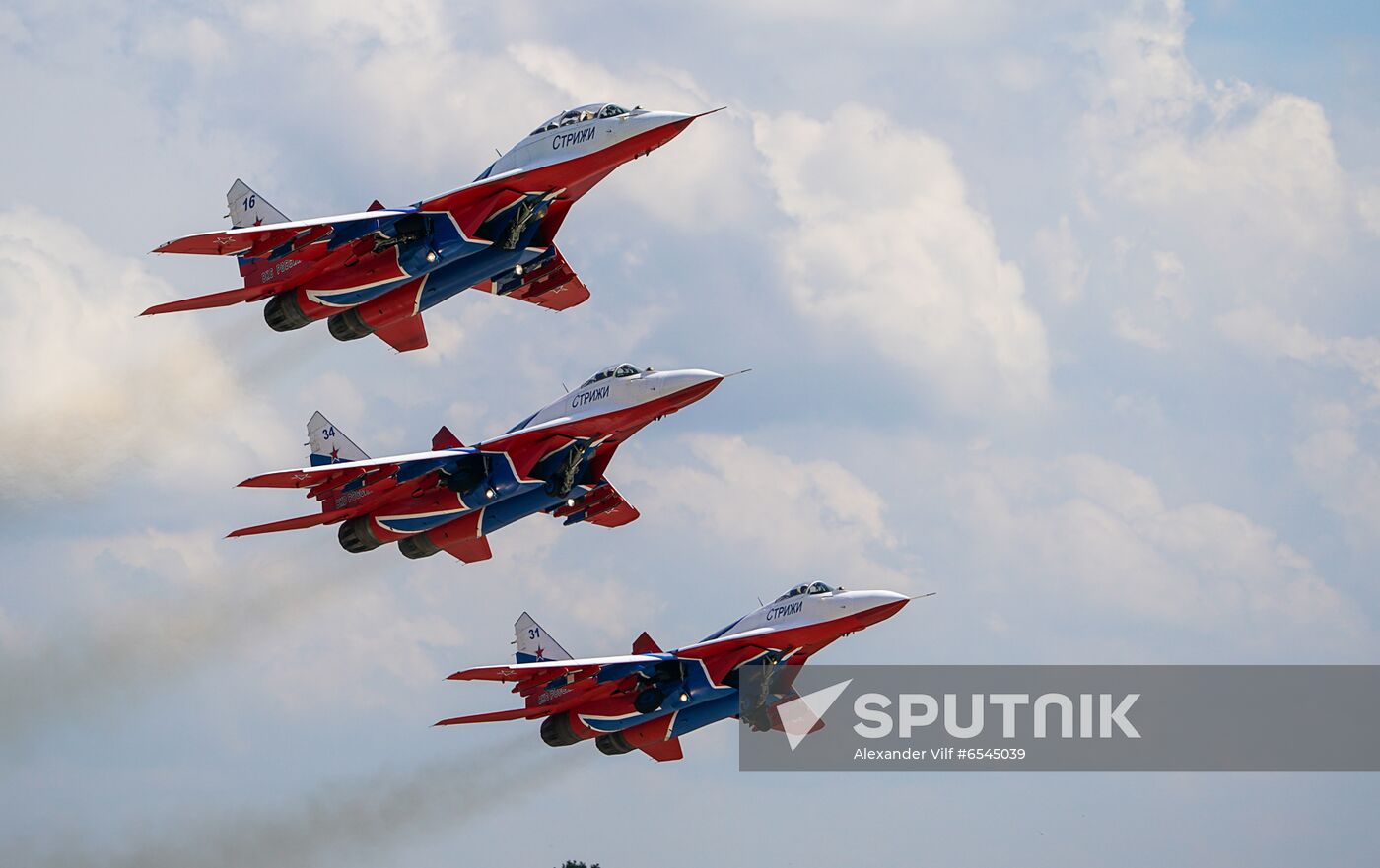 Russia Aerobatic Teams Anniversary