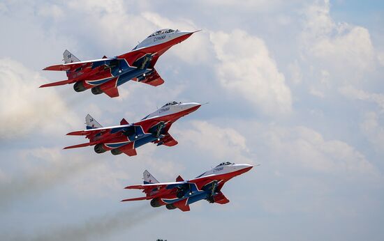Russia Aerobatic Teams Anniversary