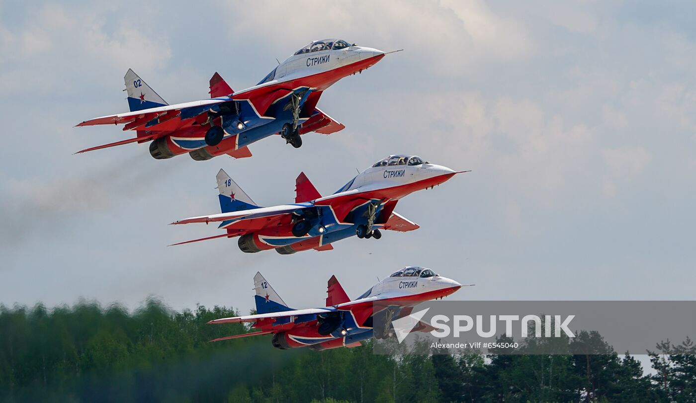Russia Aerobatic Teams Anniversary