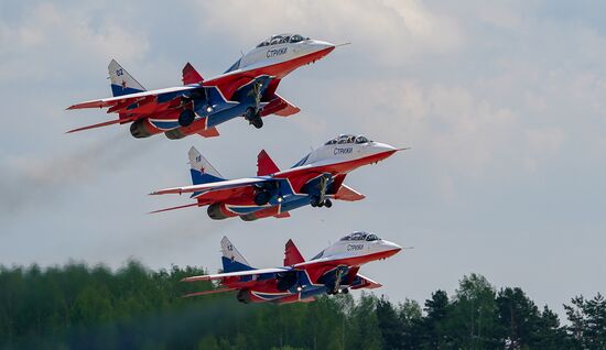 Russia Aerobatic Teams Anniversary