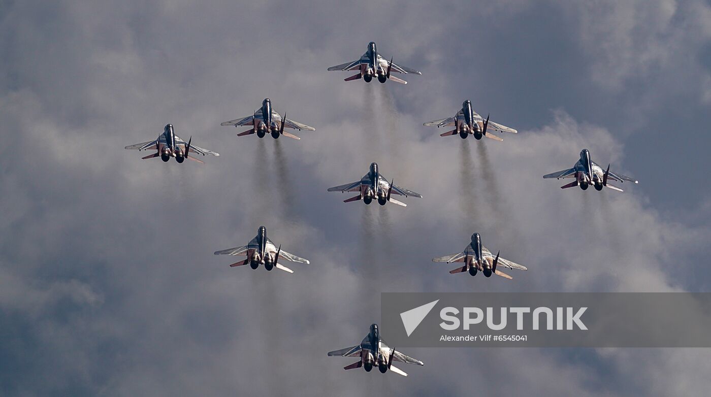 Russia Aerobatic Teams Anniversary