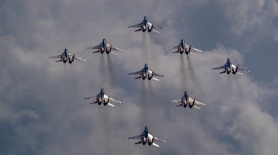 Russia Aerobatic Teams Anniversary