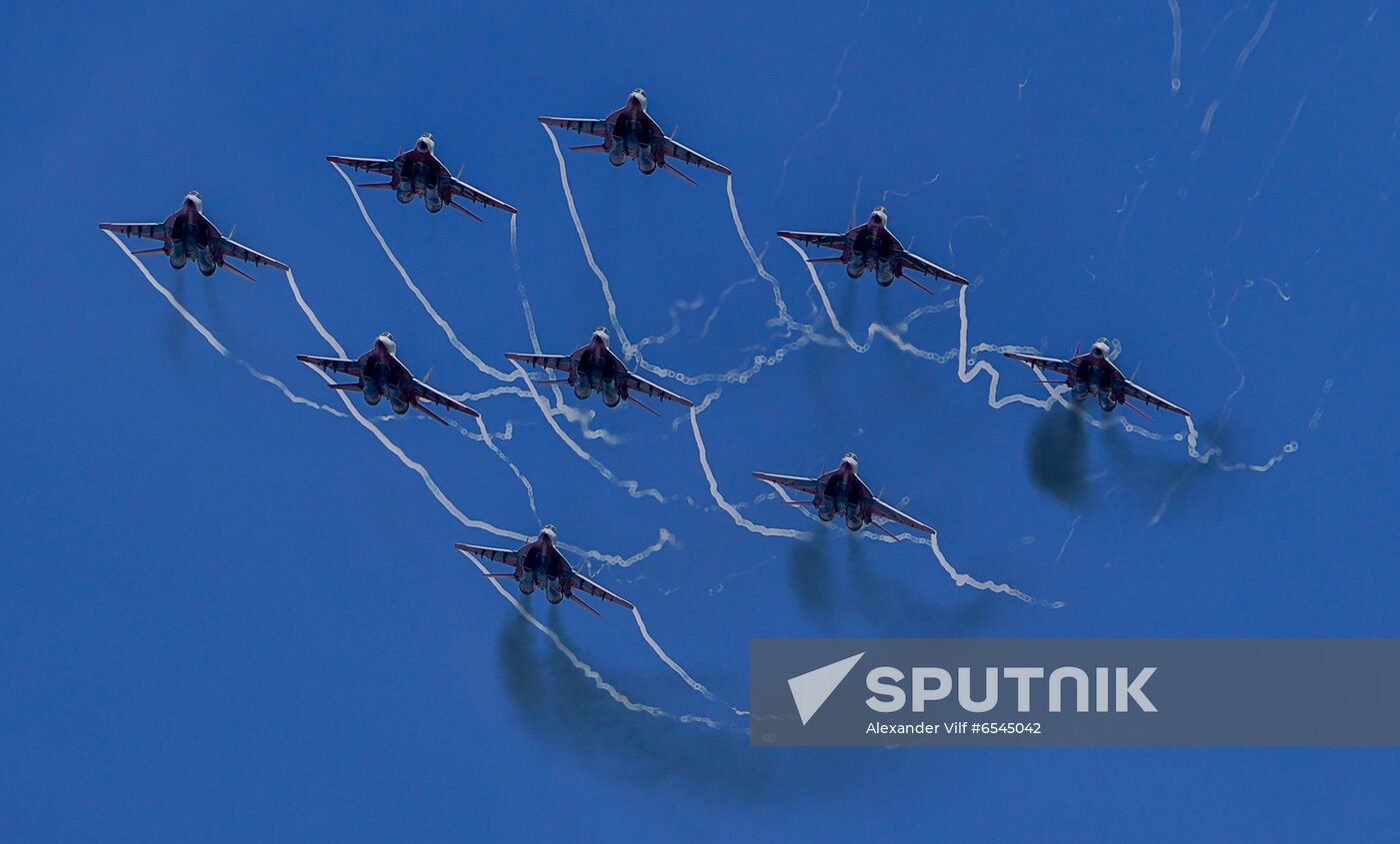 Russia Aerobatic Teams Anniversary