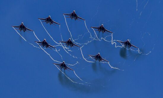 Russia Aerobatic Teams Anniversary
