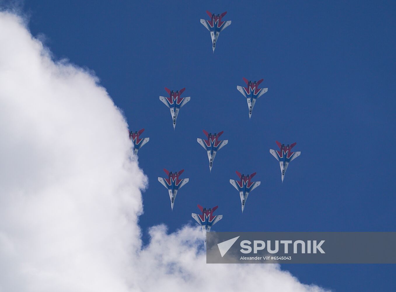 Russia Aerobatic Teams Anniversary