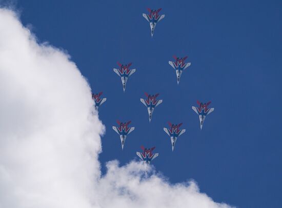 Russia Aerobatic Teams Anniversary