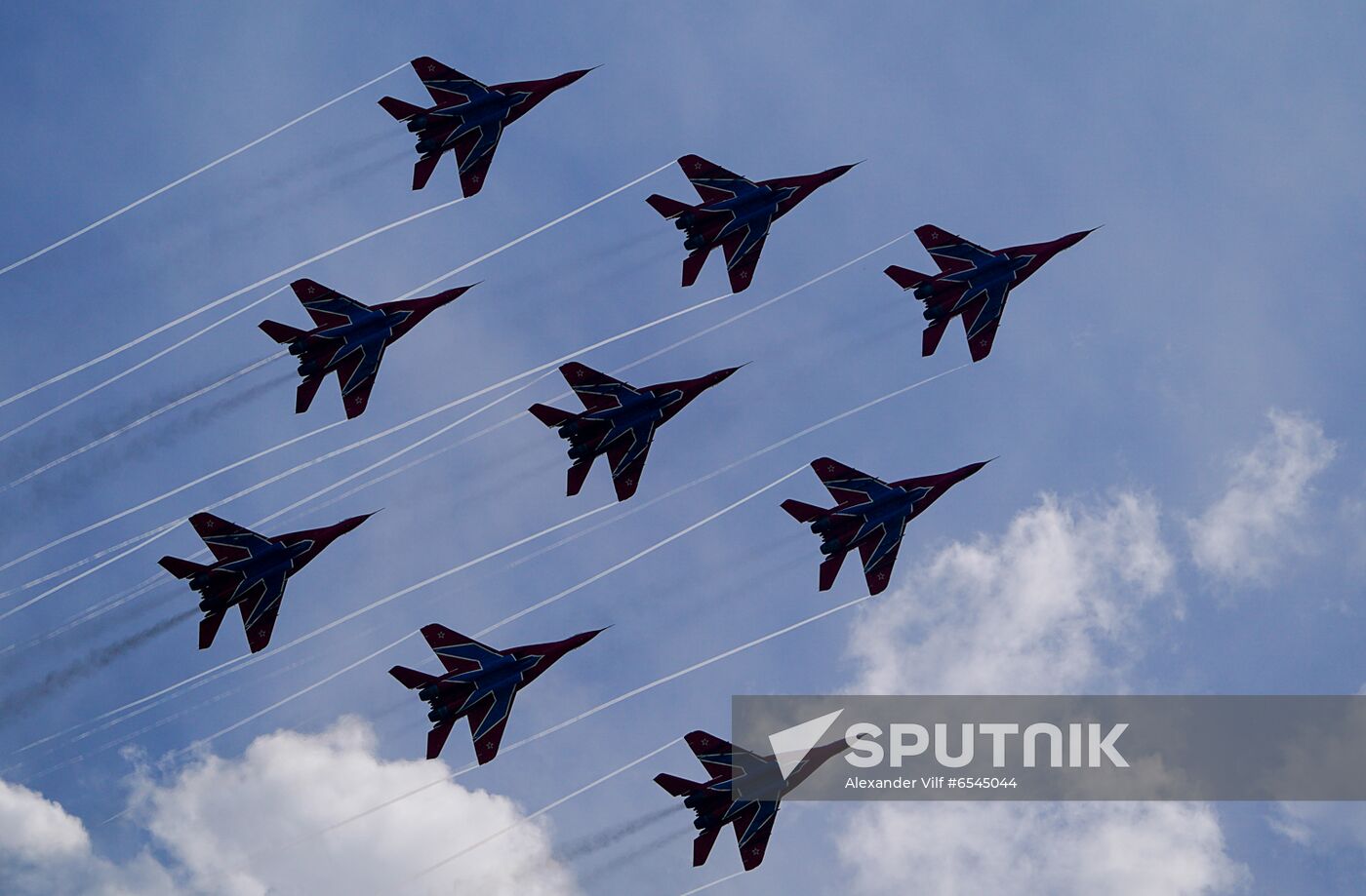 Russia Aerobatic Teams Anniversary
