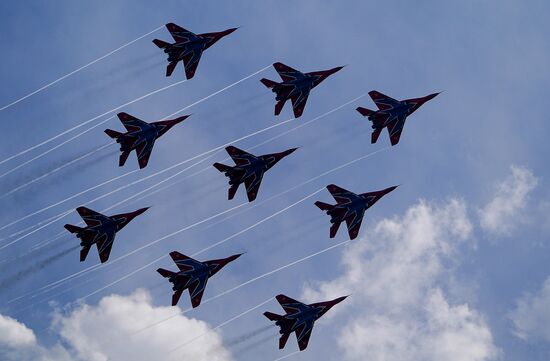 Russia Aerobatic Teams Anniversary
