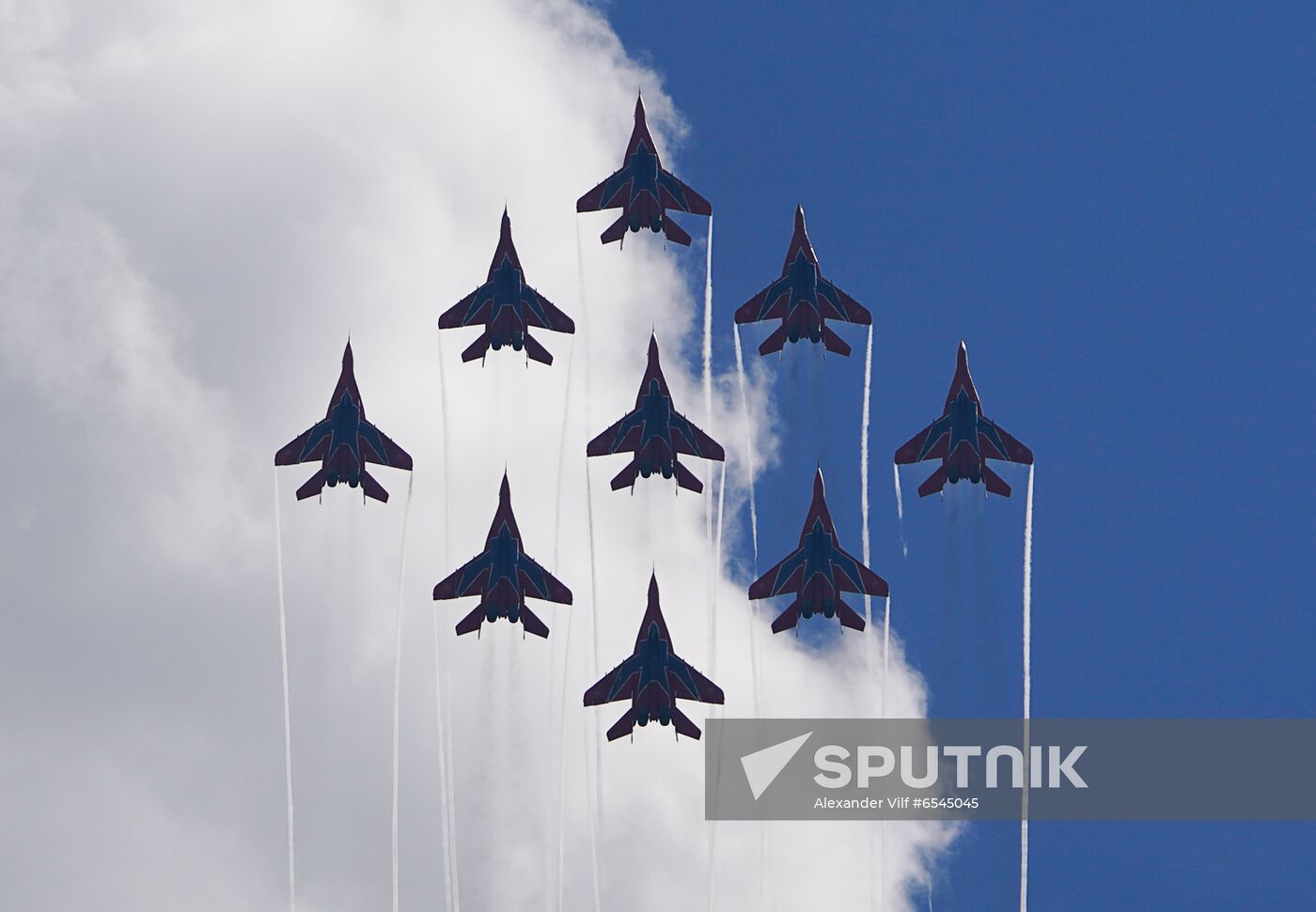 Russia Aerobatic Teams Anniversary