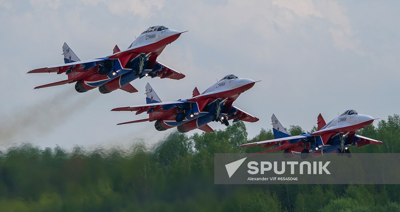 Russia Aerobatic Teams Anniversary