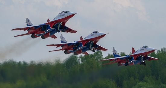 Russia Aerobatic Teams Anniversary