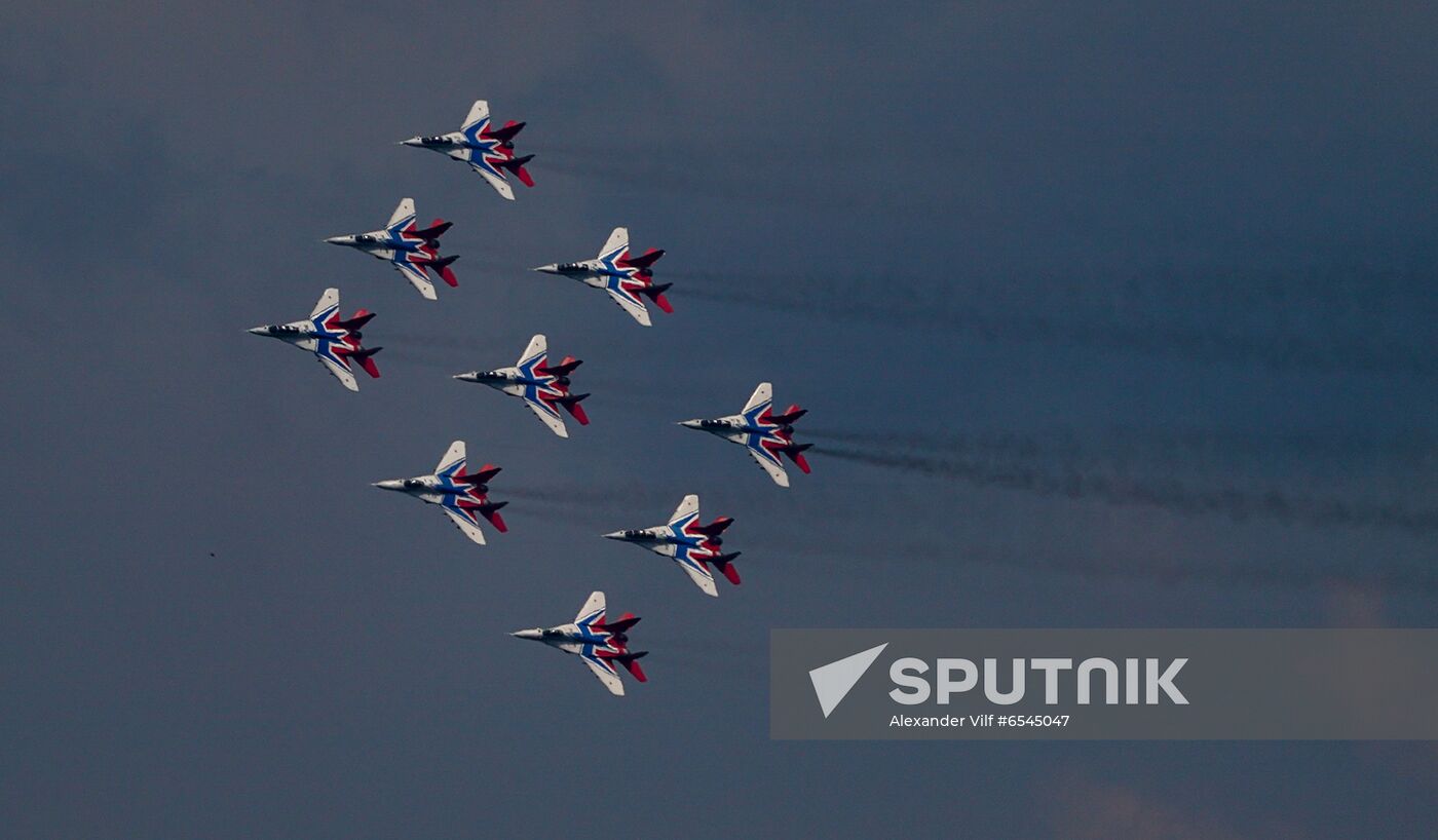 Russia Aerobatic Teams Anniversary