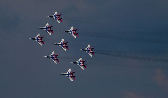 Russia Aerobatic Teams Anniversary