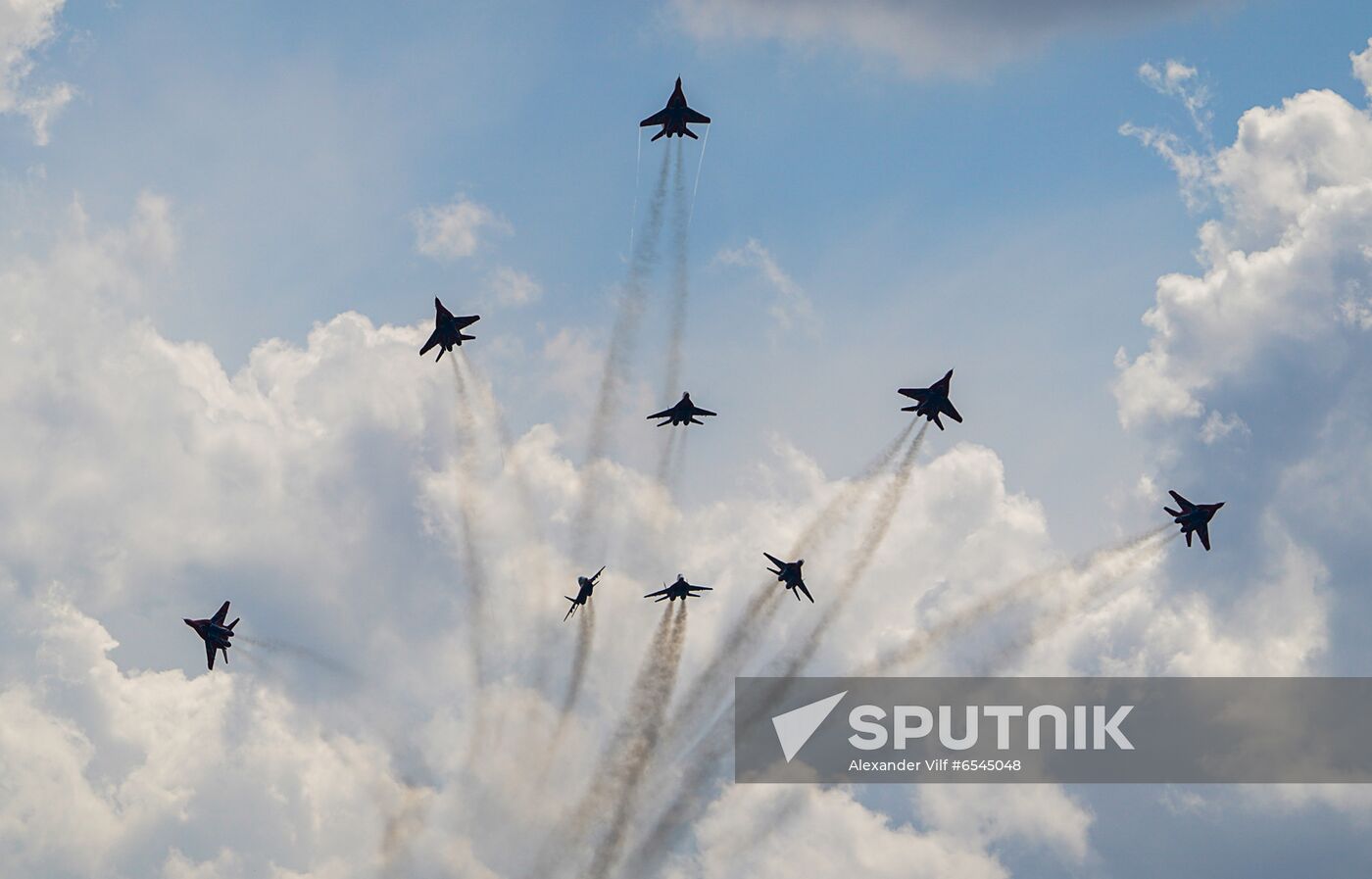 Russia Aerobatic Teams Anniversary