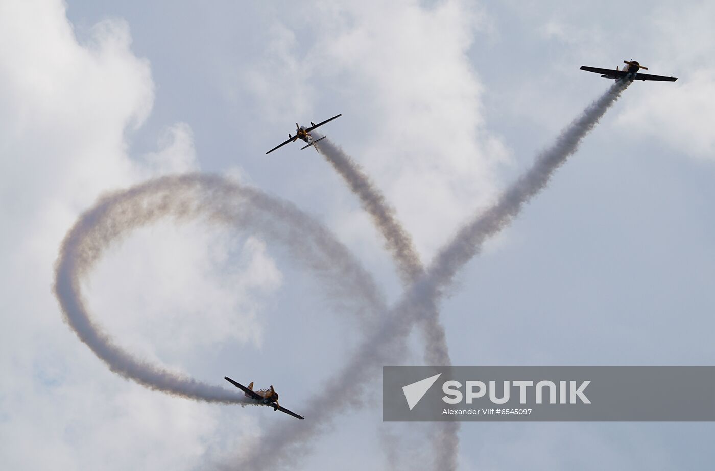 Russia Aerobatic Teams Anniversary