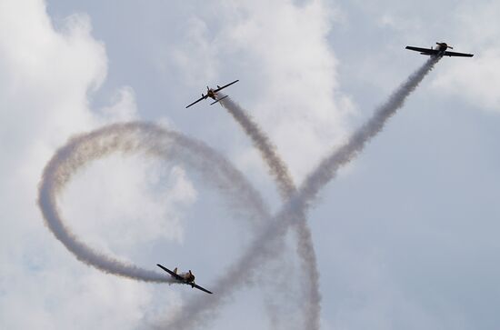 Russia Aerobatic Teams Anniversary