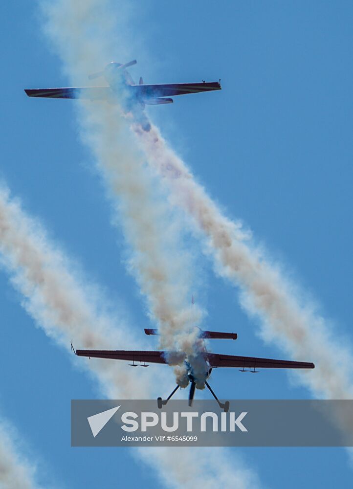 Russia Aerobatic Teams Anniversary