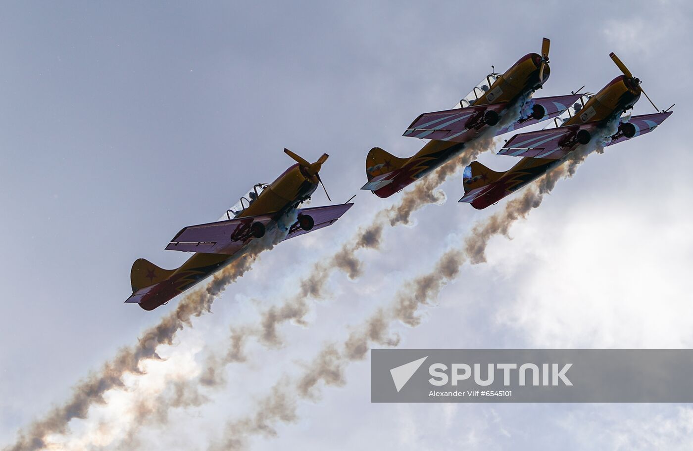 Russia Aerobatic Teams Anniversary