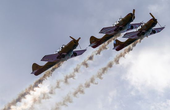 Russia Aerobatic Teams Anniversary