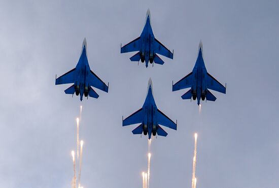 Russia Aerobatic Teams Anniversary