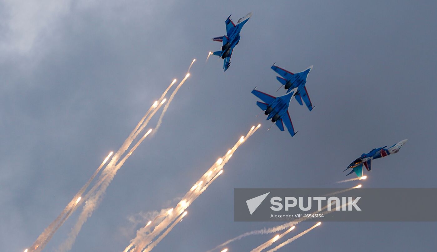 Russia Aerobatic Teams Anniversary