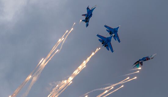 Russia Aerobatic Teams Anniversary
