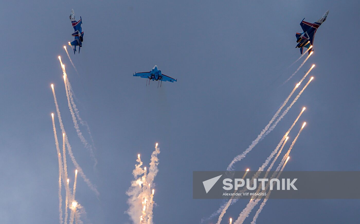 Russia Aerobatic Teams Anniversary