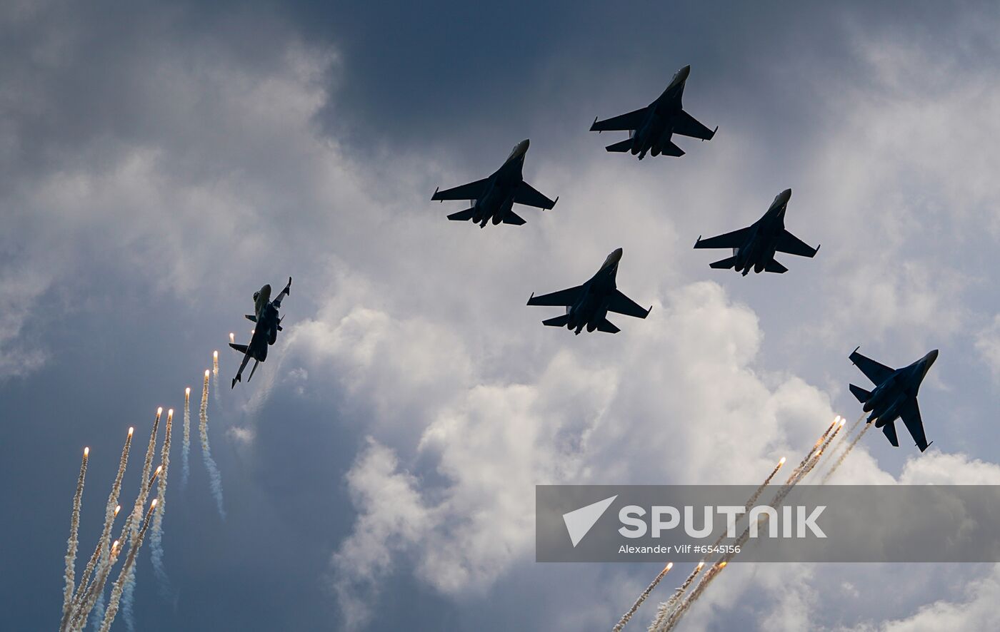 Russia Aerobatic Teams Anniversary