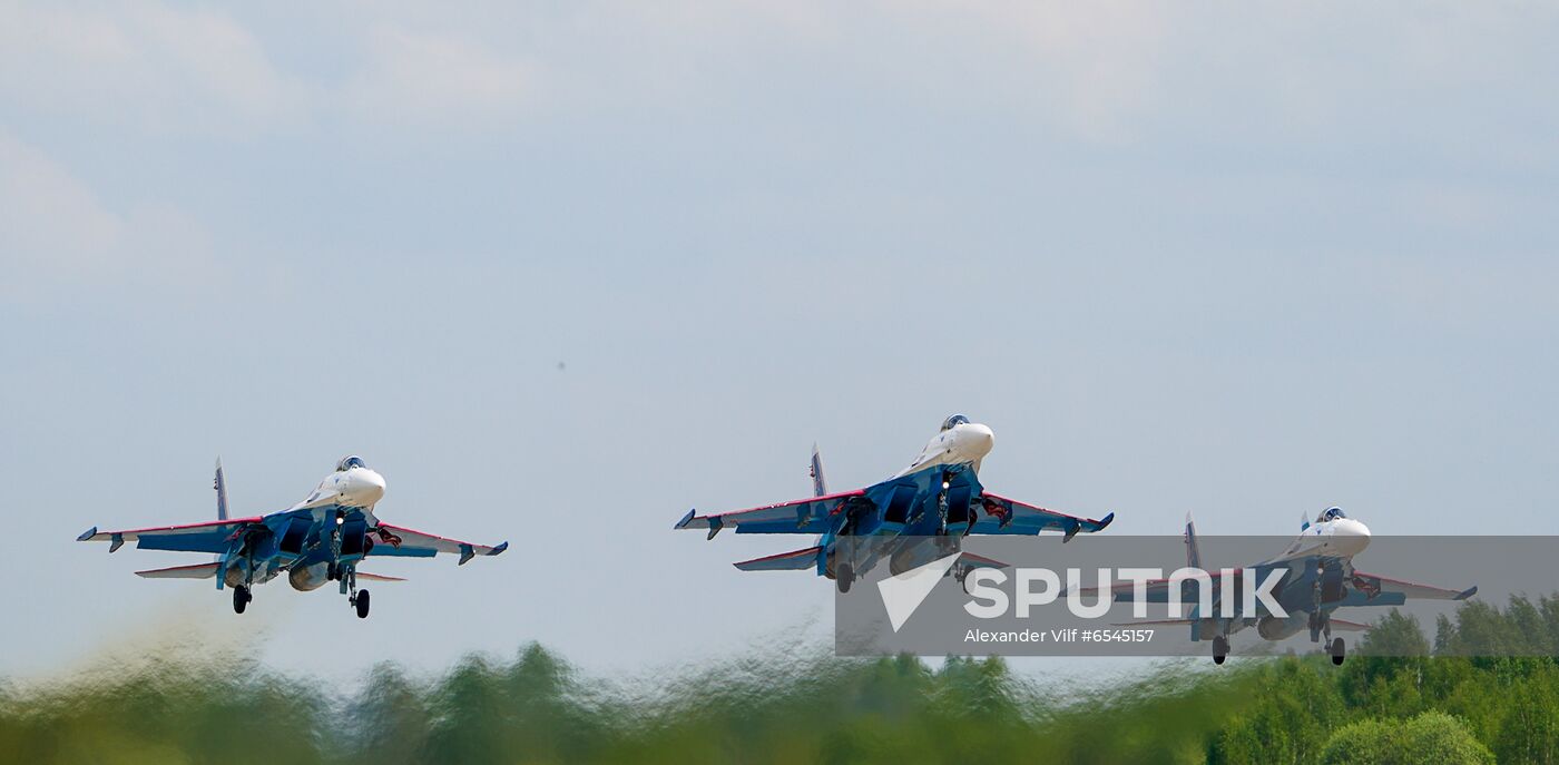 Russia Aerobatic Teams Anniversary