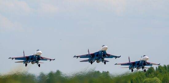 Russia Aerobatic Teams Anniversary