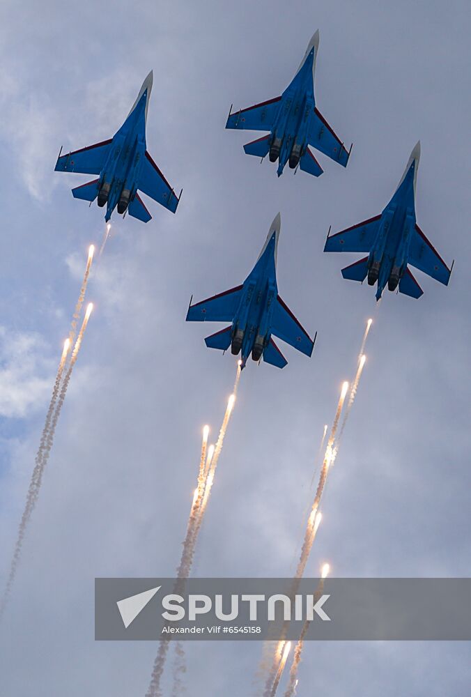 Russia Aerobatic Teams Anniversary