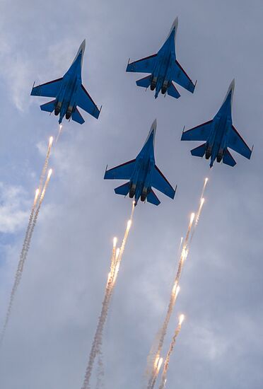 Russia Aerobatic Teams Anniversary