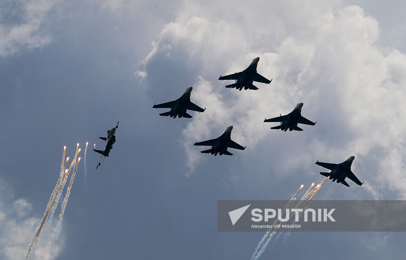 Russia Aerobatic Teams Anniversary