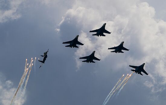 Russia Aerobatic Teams Anniversary