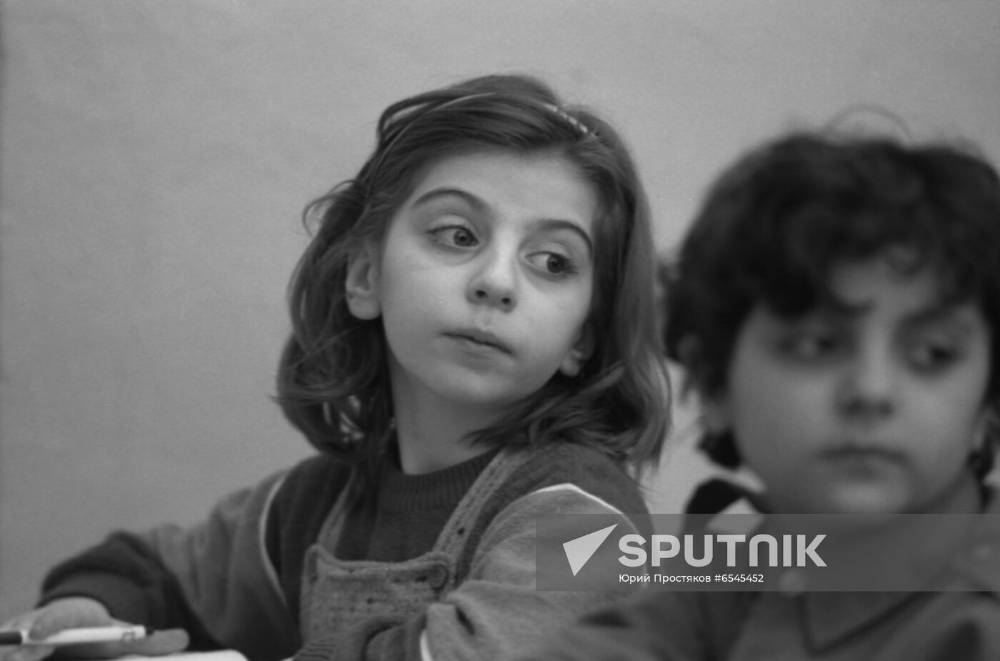 Armenian children (Spitak earthquake)