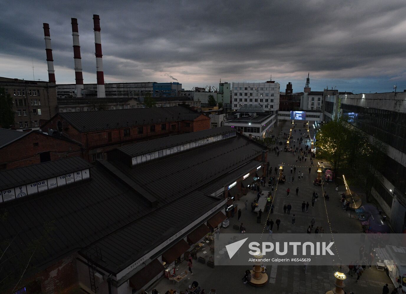 Sevkabel Port cultural space in St. Petersburg