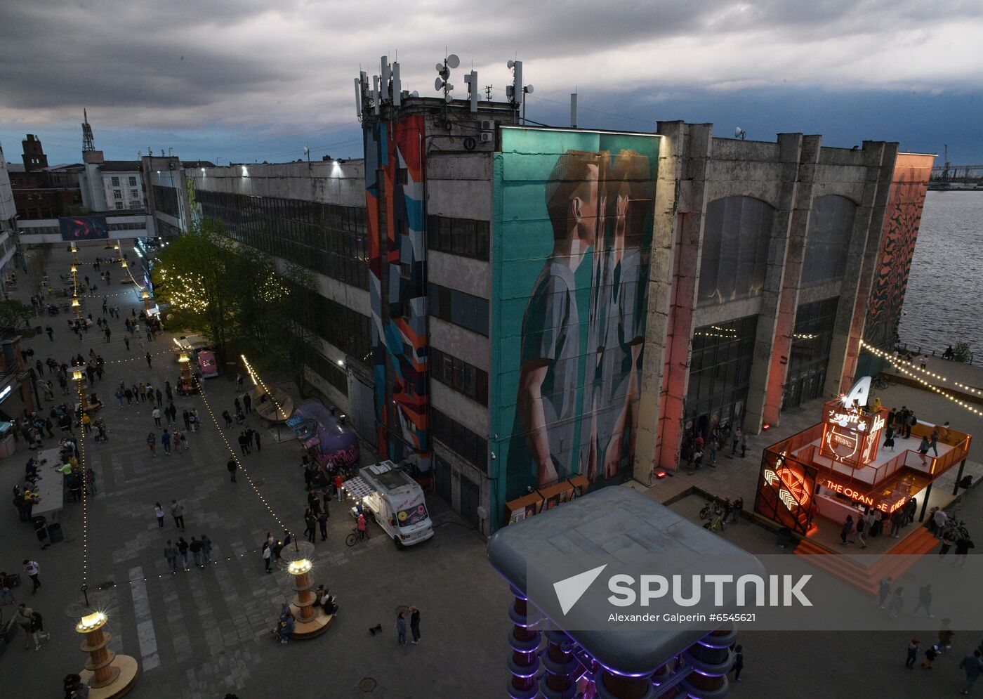 Sevkabel Port cultural space in St. Petersburg