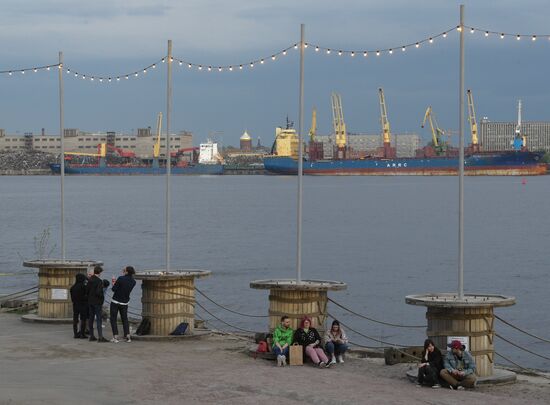 Sevkabel Port cultural space in St. Petersburg