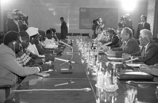 Delegation of National Assembly of Republic of Mali visits USSR