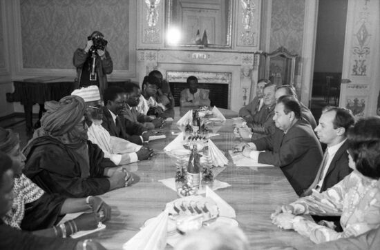 Delegation of National Assembly of Republic of Mali visits USSR
