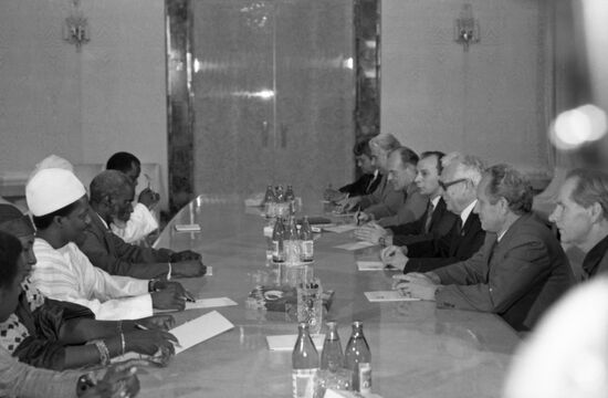 Delegation of National Assembly of Republic of Mali visits USSR