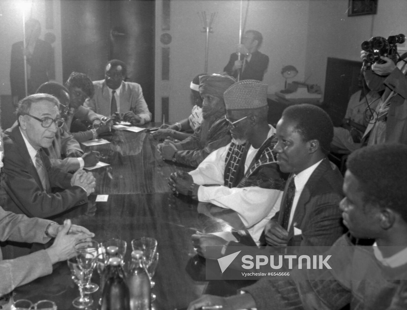 Delegation of National Assembly of Republic of Mali visits USSR