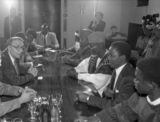 Delegation of National Assembly of Republic of Mali visits USSR