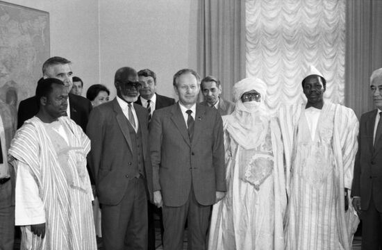Delegation of National Assembly of Republic of Mali visits USSR