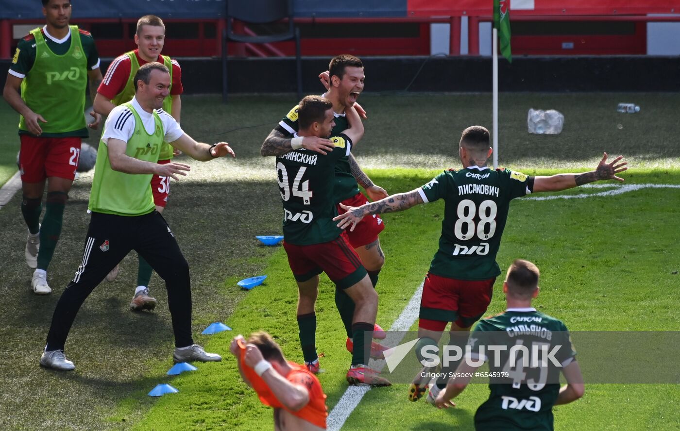 Russia Soccer Premier-League Lokomotiv - Ural