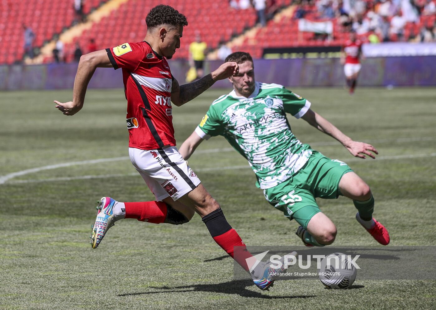 Russia Soccer Premier-League Akhmat - Spartak