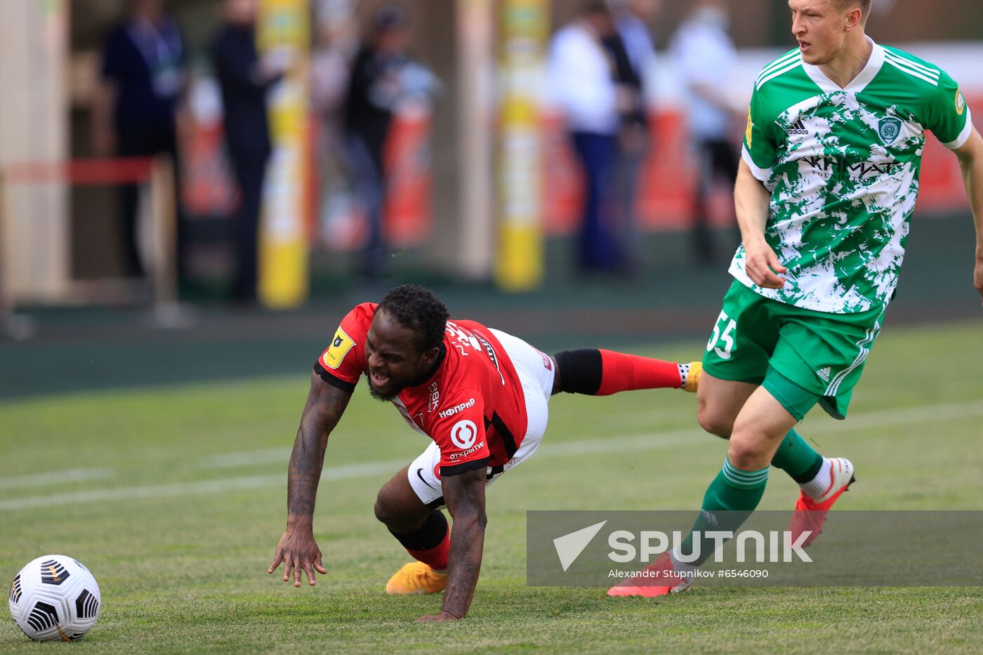 Russia Soccer Premier-League Akhmat - Spartak