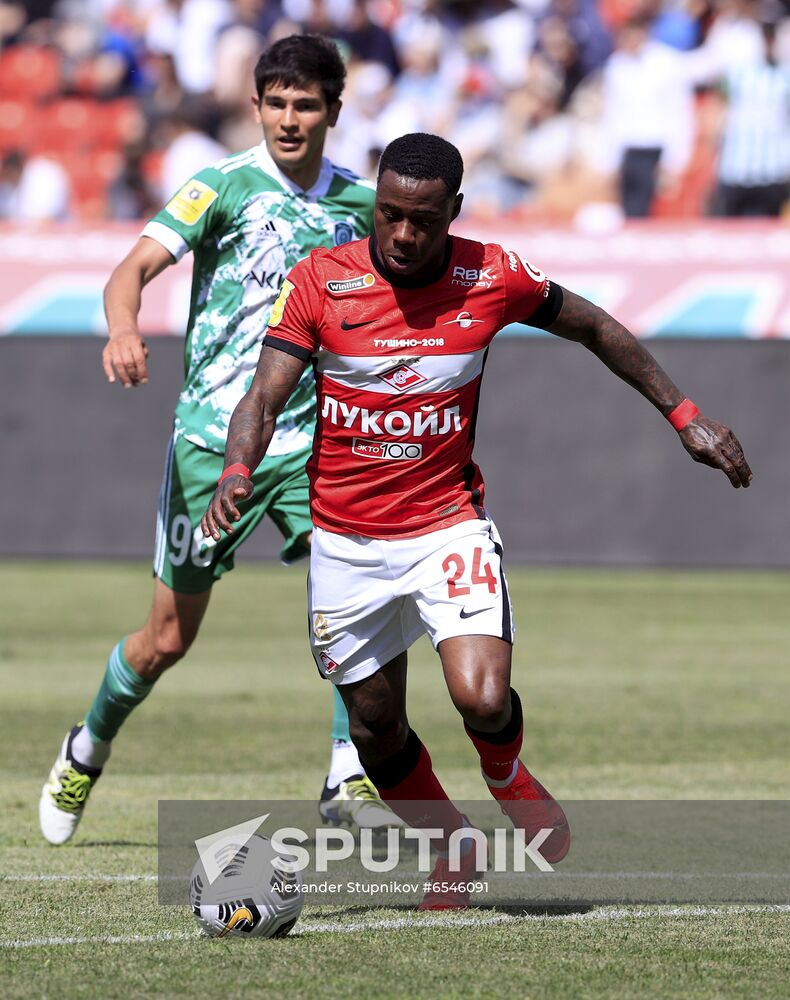 Russia Soccer Premier-League Akhmat - Spartak