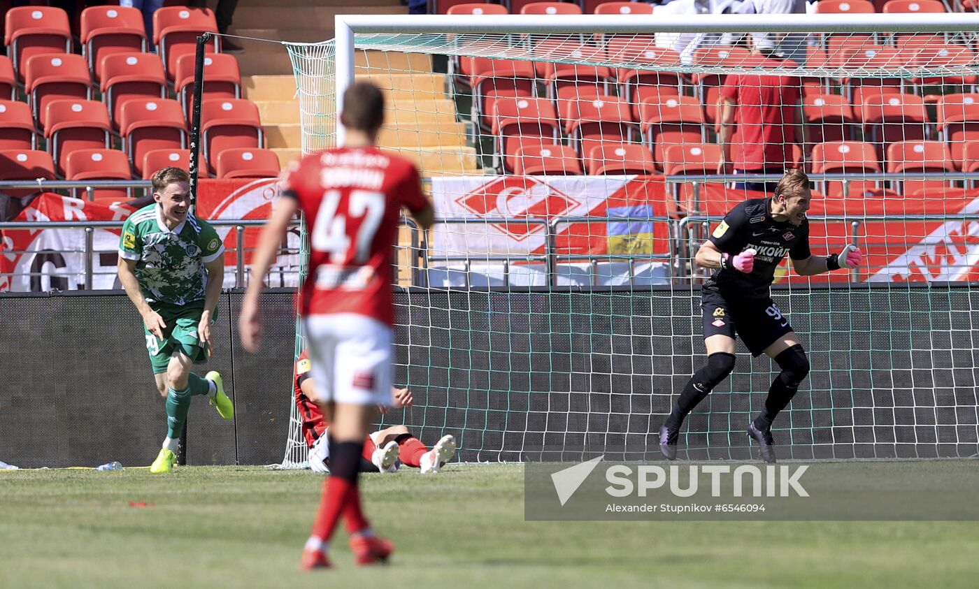 Russia Soccer Premier-League Akhmat - Spartak