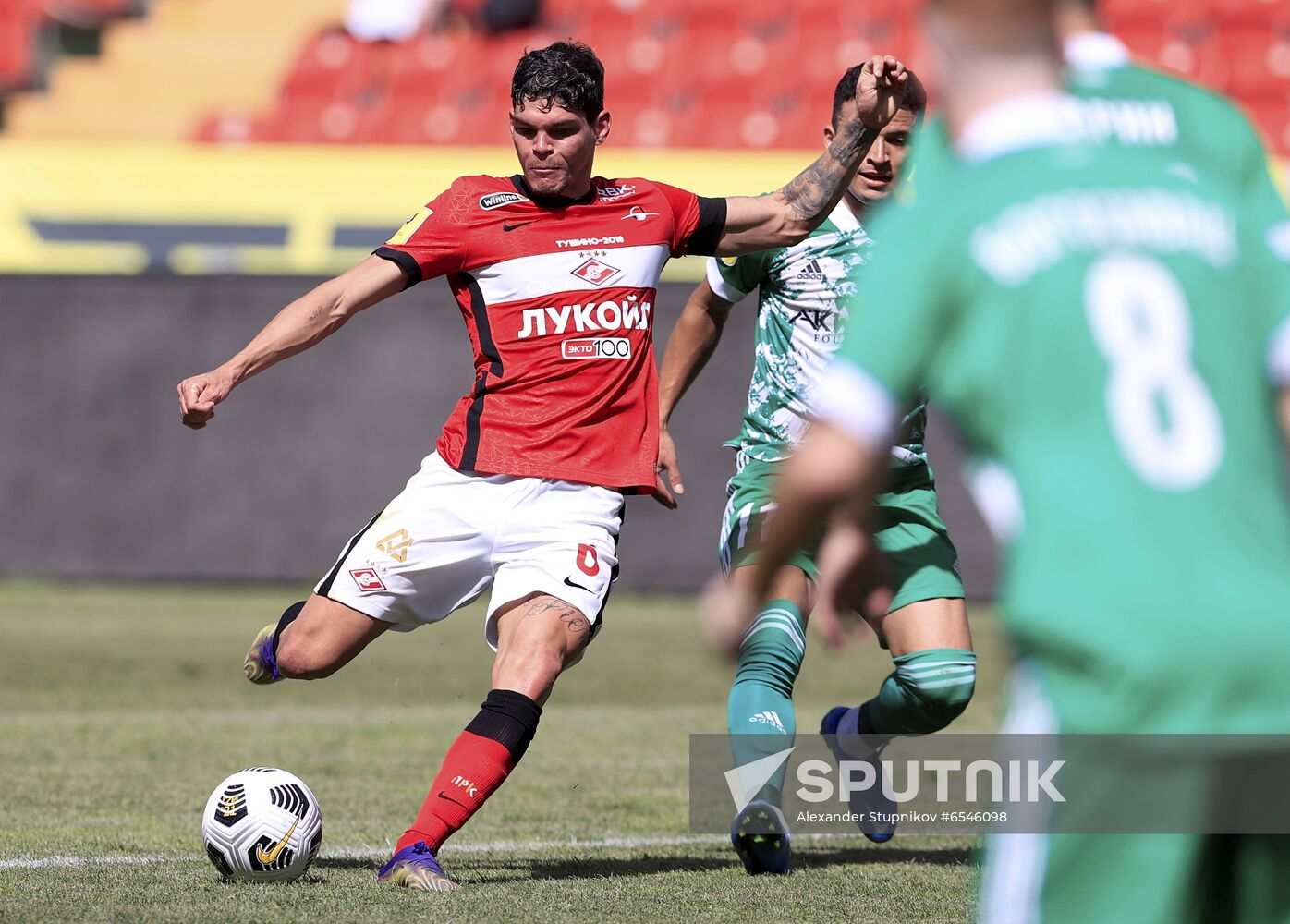 Russia Soccer Premier-League Akhmat - Spartak